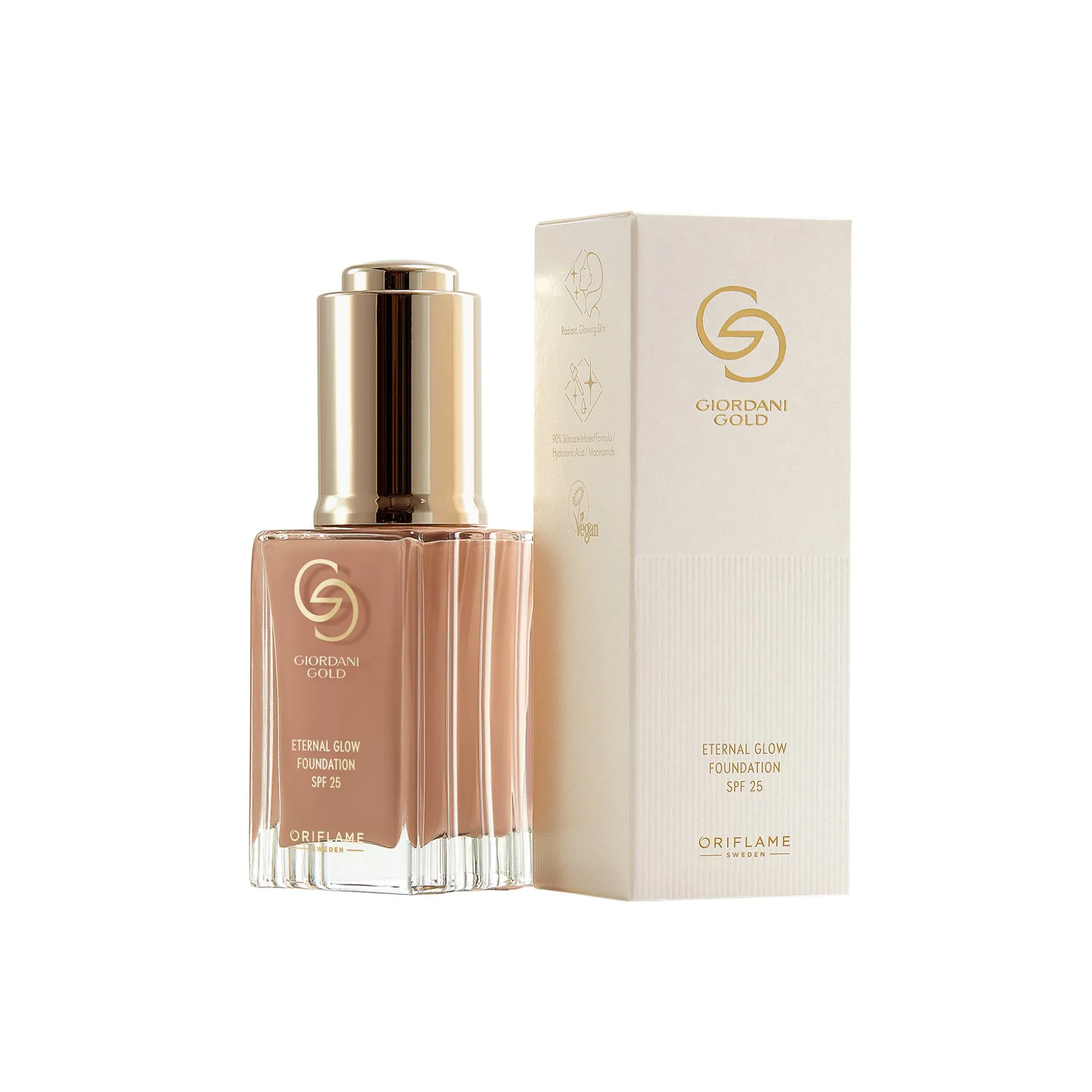 Base Eternal Glow com FPS 25 Giordani Gold 4324930 ml.