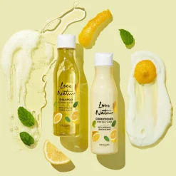 Champô para Cabelo Oleoso com Limão e Menta Biológicos Love Nature 250 ml.