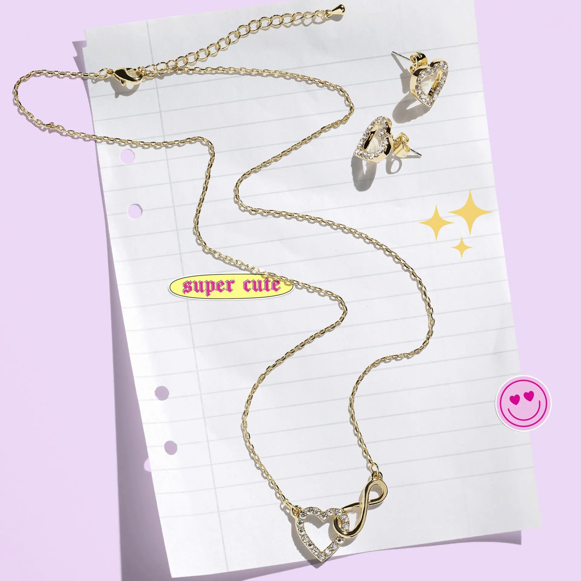 Conjunto Joias Eternity Girl Power 0 unidades