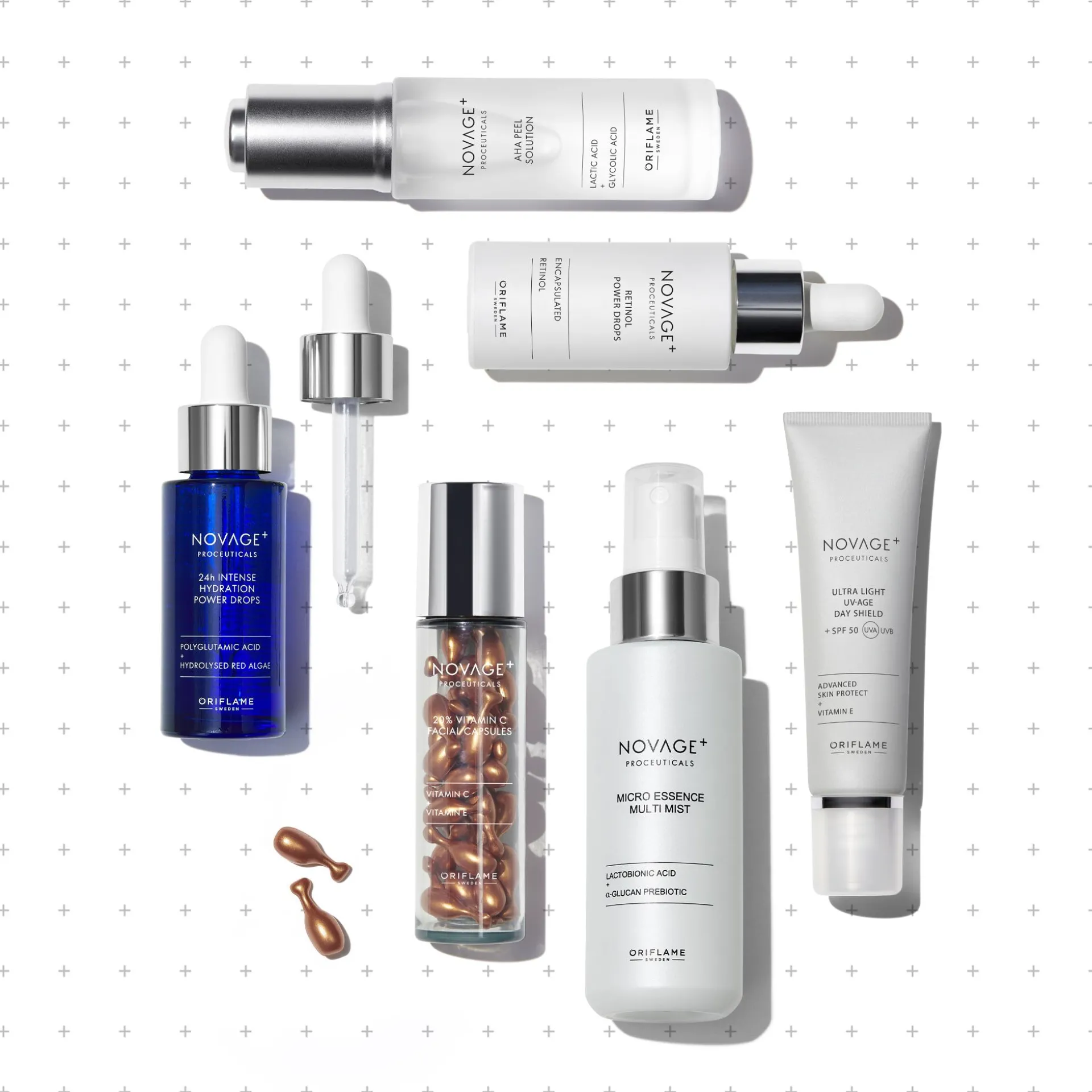 Cápsulas Faciais 20% Vitamina C ProCeuticals NovAge+ 30 unidades