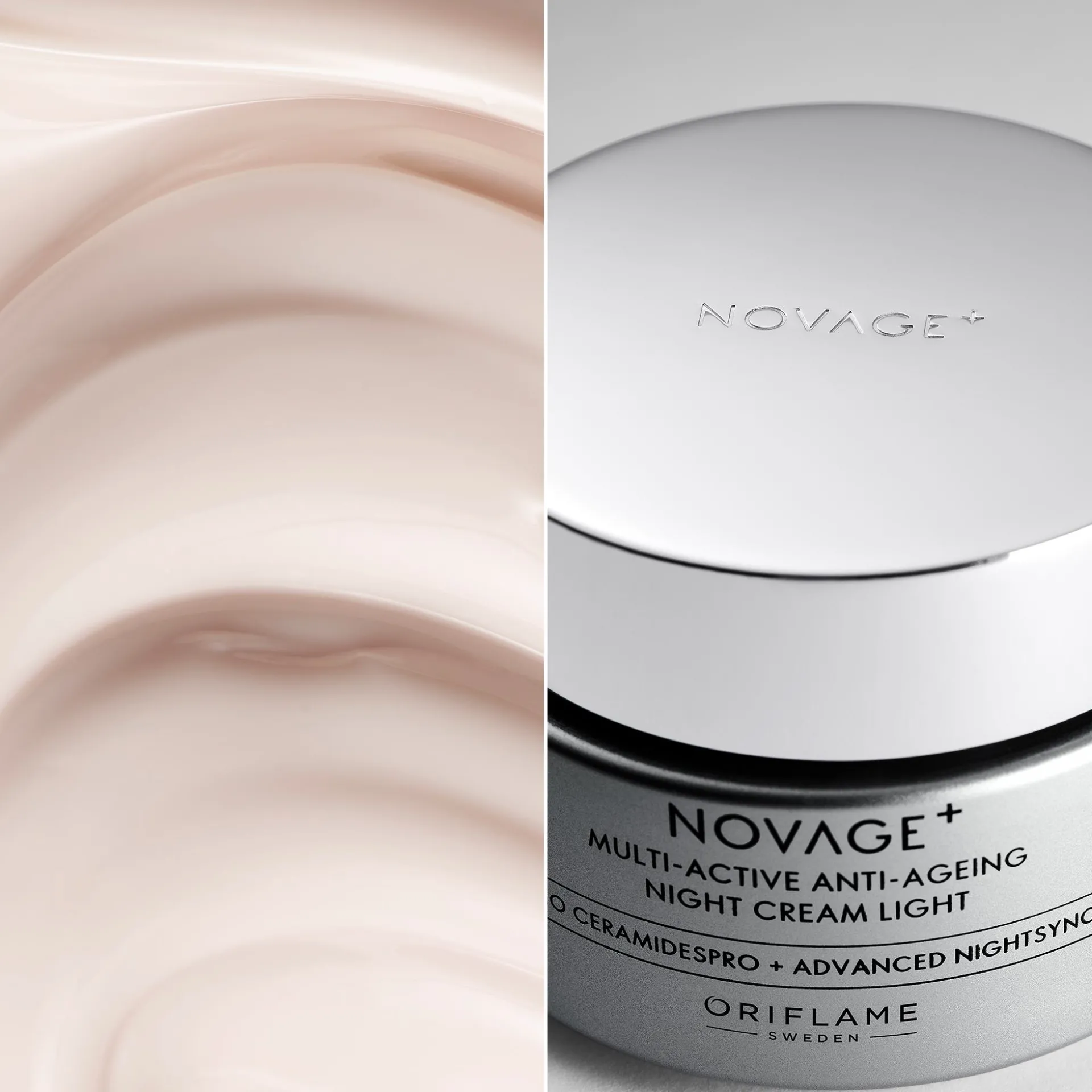 Creme de Noite Ligeiro Multi-Active Anti-Ageing Novage+ 50 ml.