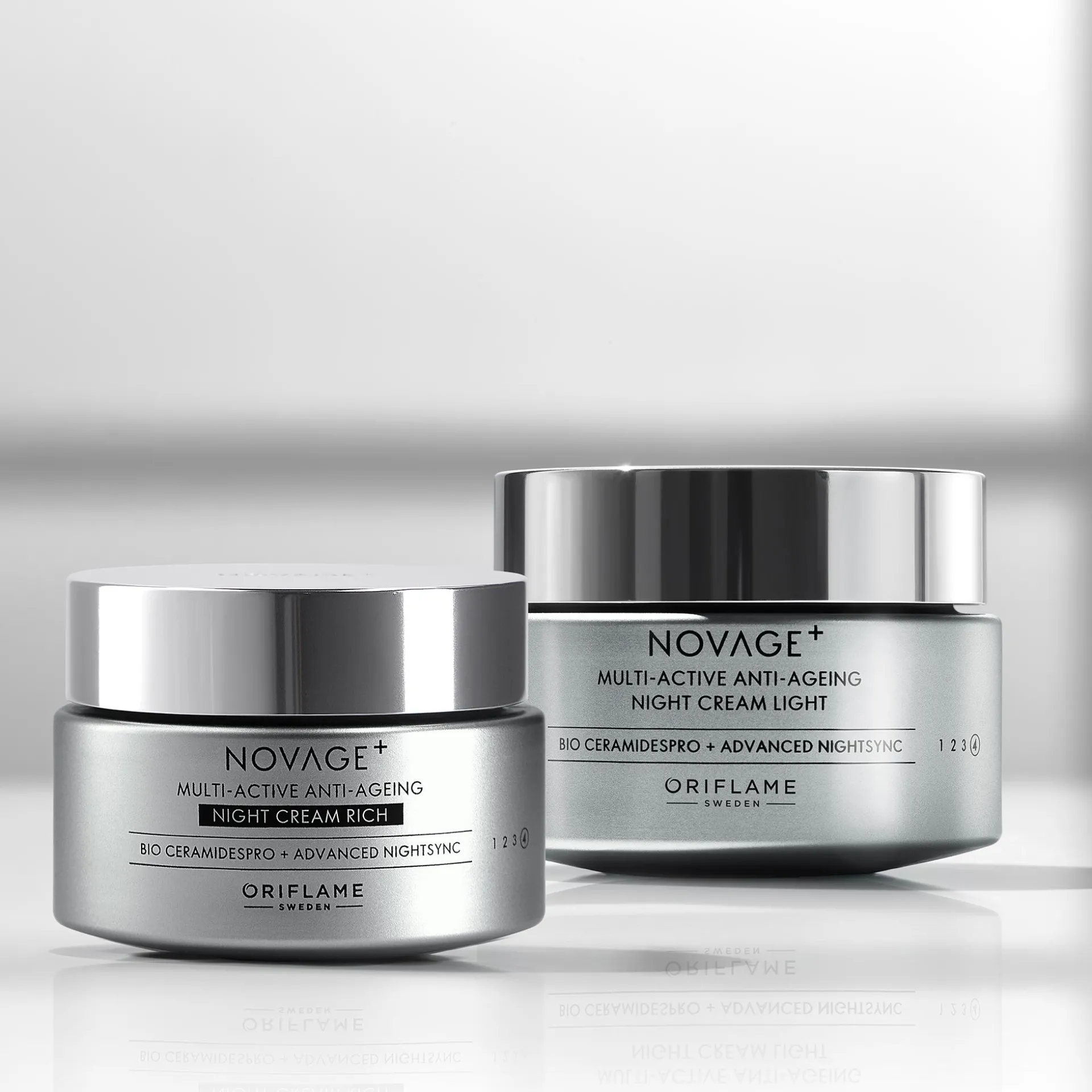 Creme de Noite Ligeiro Multi-Active Anti-Ageing Novage+ 50 ml.