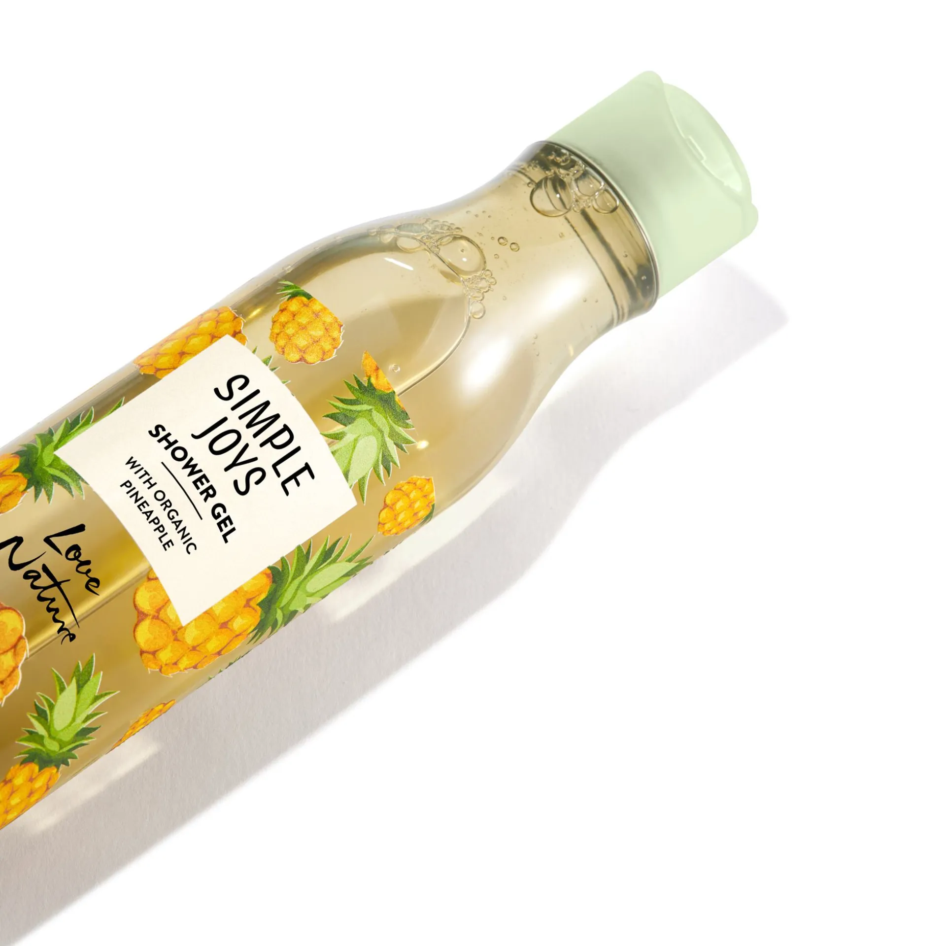 Gel de Banho com Ananás Biológico Simple Joys Love Nature 250 ml.