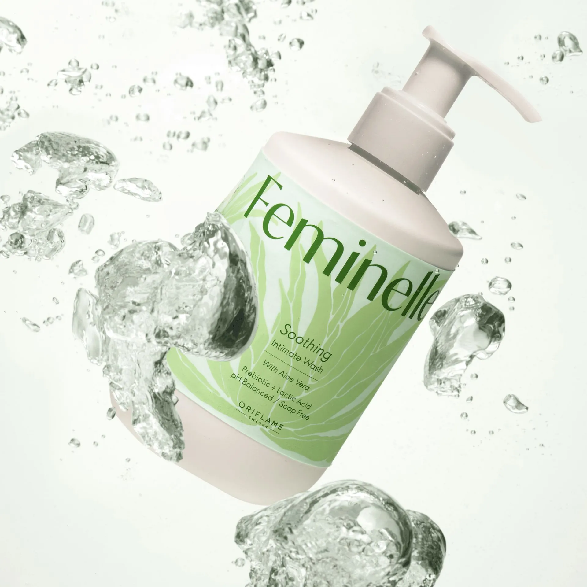 Lavagem Íntima Suavizante com Aloe Vera Feminelle 300 ml.