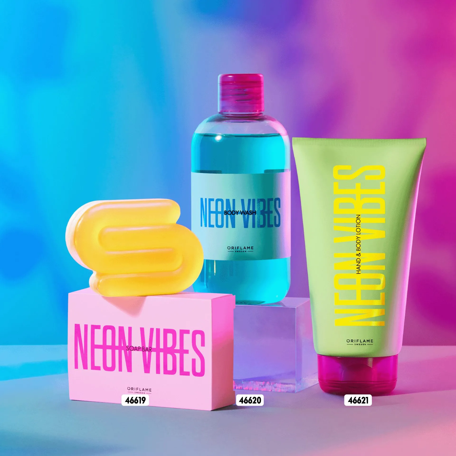 Loção de Mãos e Corpo Neon Vibes 150 ml.