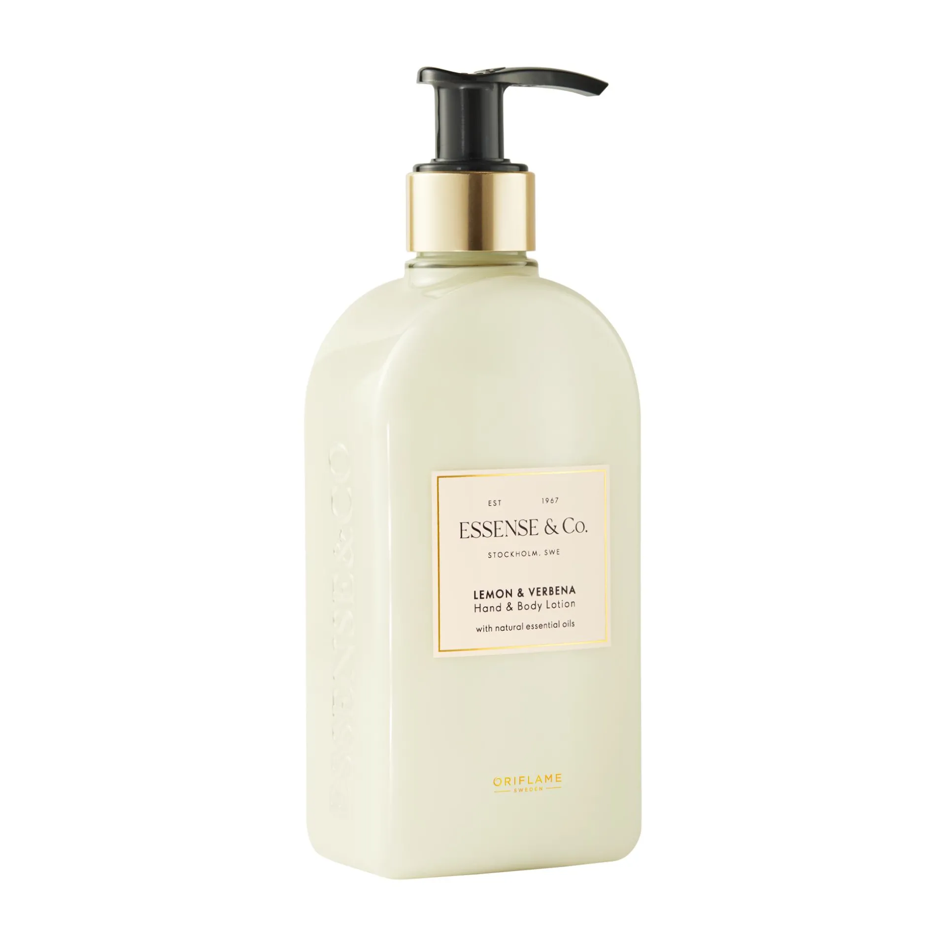 Loção Hidratante para Mãos e Corpo Limão e Verbena Essence & Co. 300 ml.