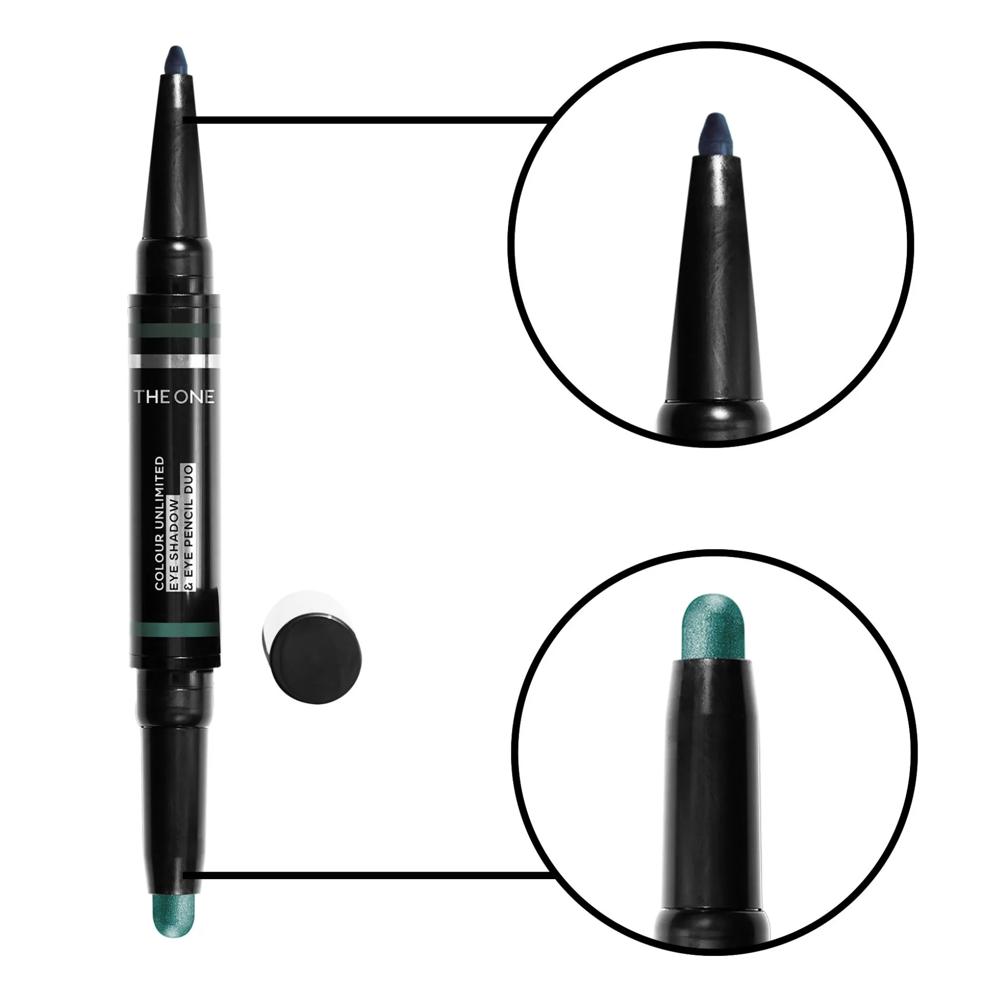 Lápis Duo Sombra de Olhos e Eyeliner Colour Unlimited THE ONE 433471.2 g.