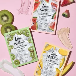 Máscara Facial Iluminadora Gel to Ice com Manga Biológica Love Nature 10 ml.