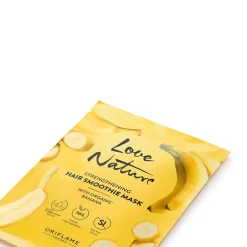 Máscara Fortificante com Banana Biológica Love Nature 30 ml.