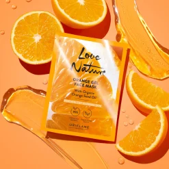 Máscara-Gel Facial de Laranja com Óleo de Semente de Laranja Biológico Love Nature 10 ml.